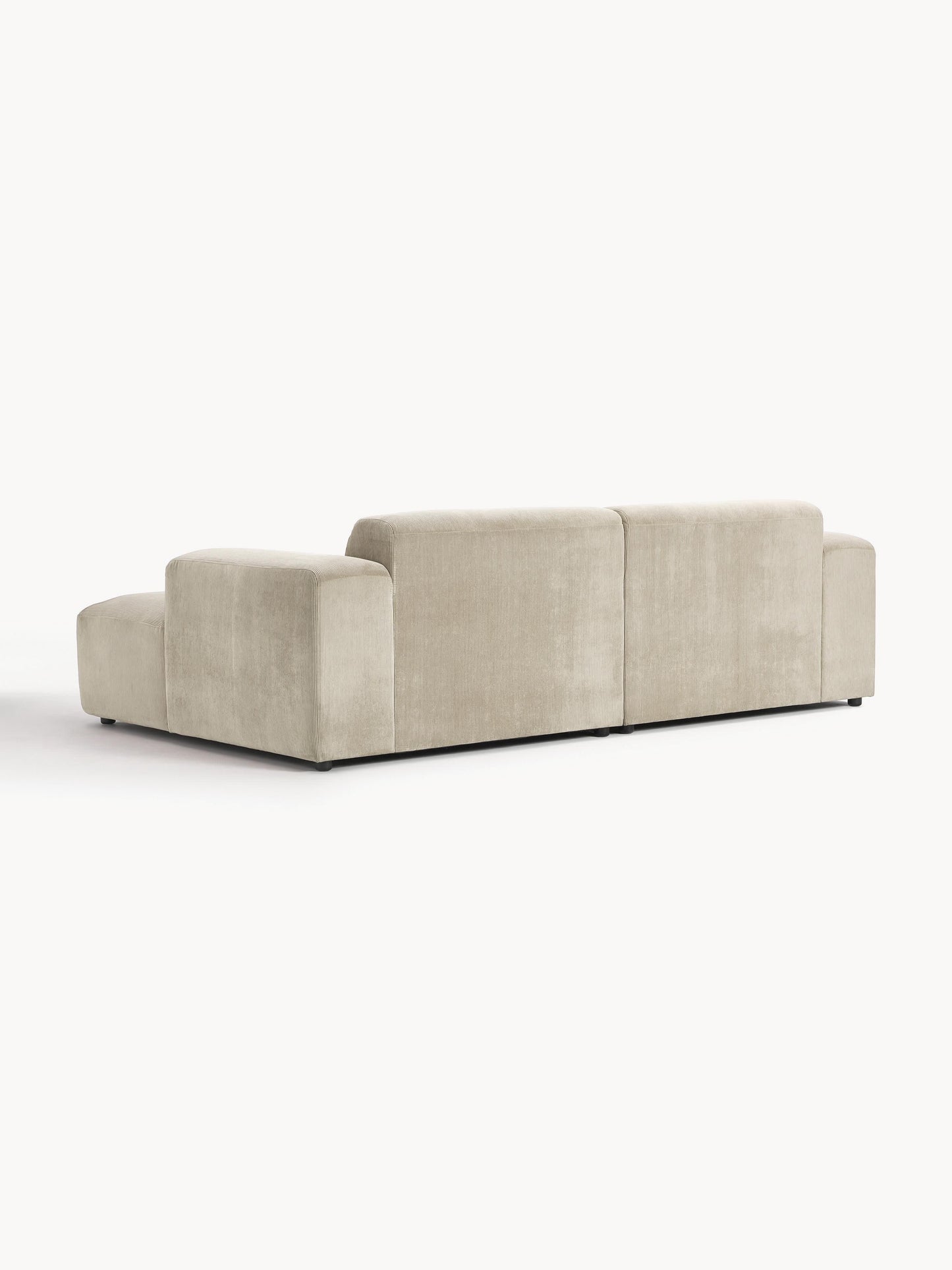 Cord-Ecksofa Melva (3-Sitzer)