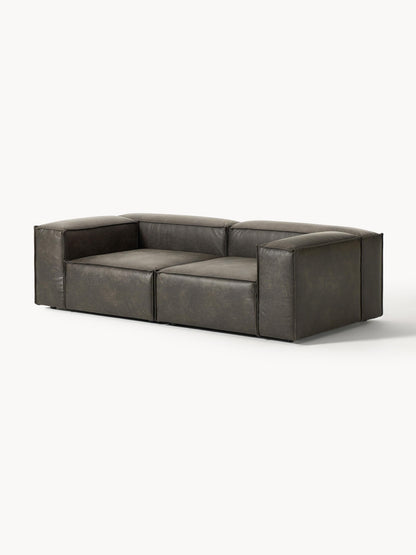 Modulares Sofa Lennon (3-Sitzer) aus Leder
