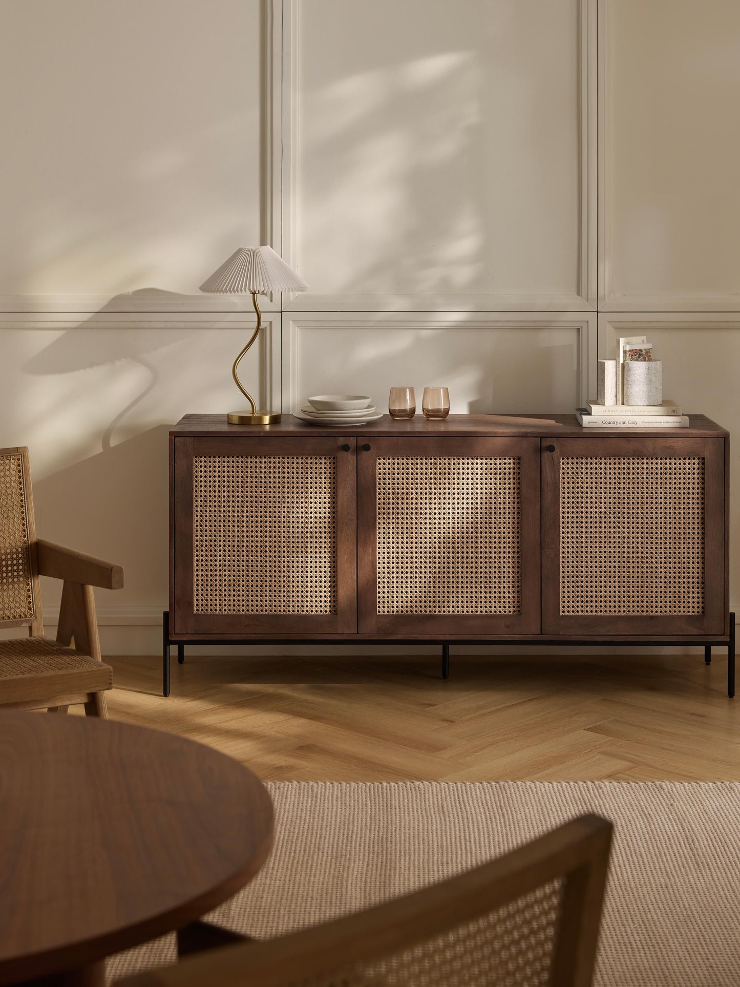 Sideboard Vienna mit Wiener Geflecht