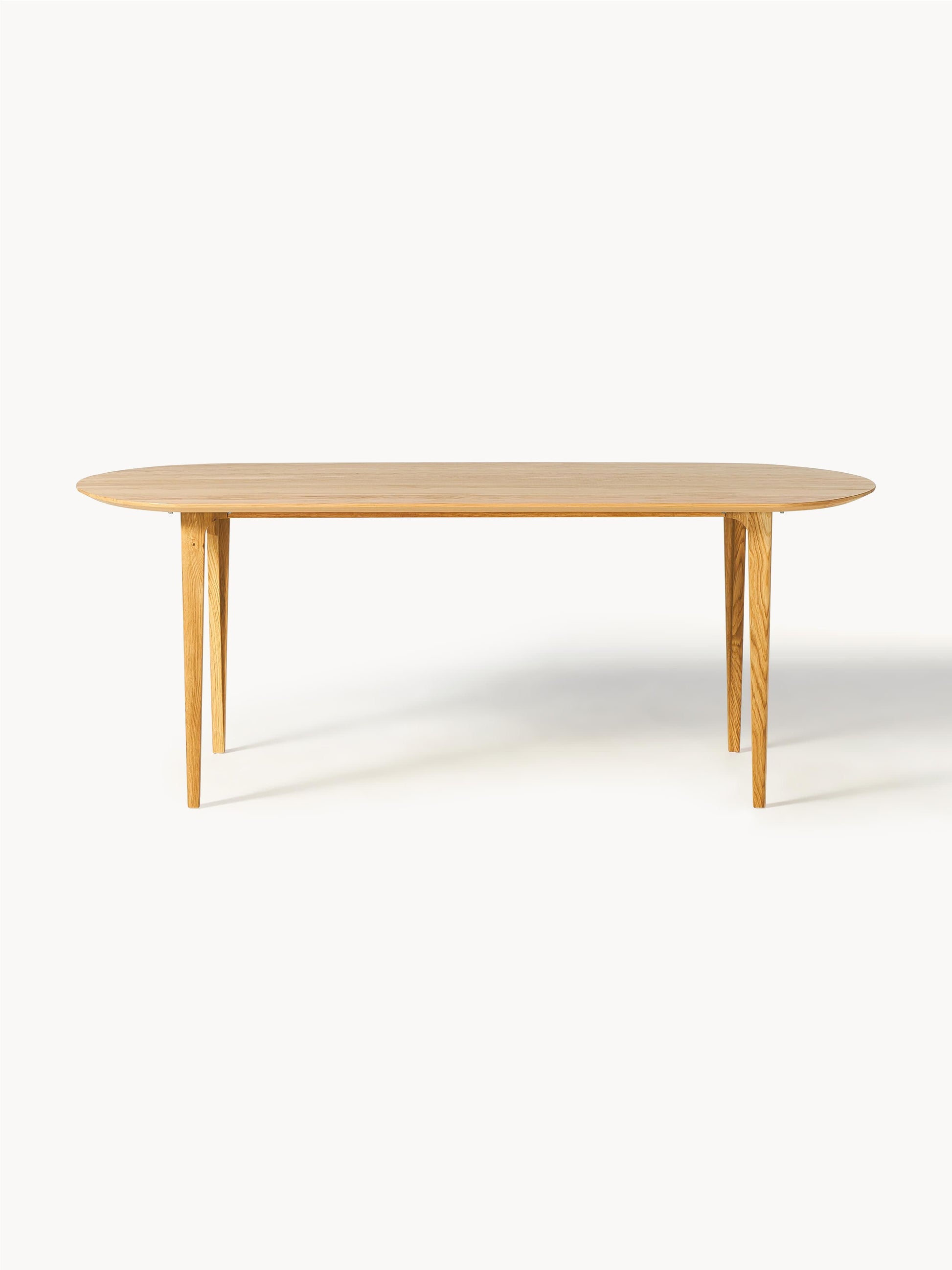 Ovaler Esstisch Archie aus Eichenholz, 200 x 100 cm