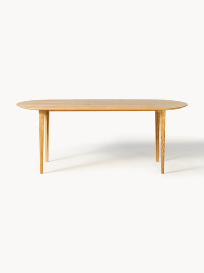 Ovaler Esstisch Archie aus Eichenholz, 200 x 100 cm
