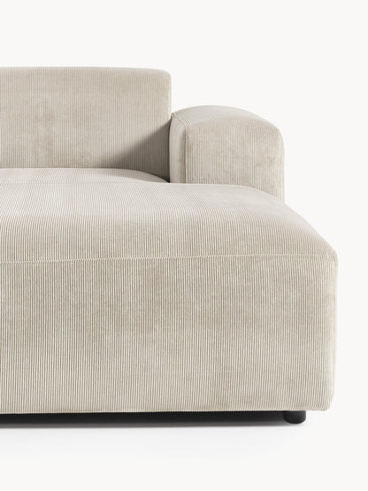 Cord-Ecksofa Melva (4-Sitzer)
