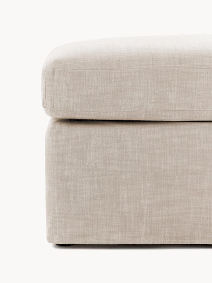 Sofa-Hocker Russell mit abnehmbaren Bezügen