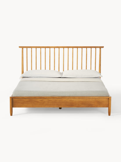 Holzbett Windsor mit Kopfteil aus Kiefernholz