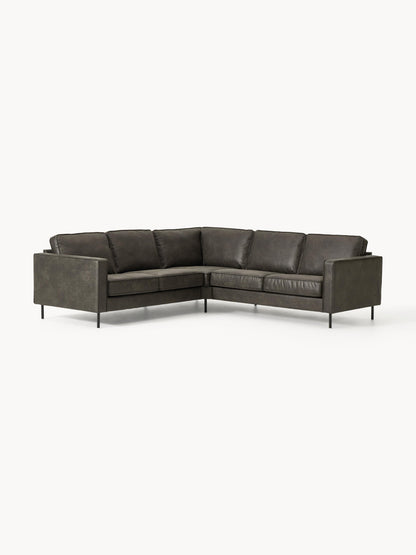 Ecksofa Hunter aus Leder (4-Sitzer)