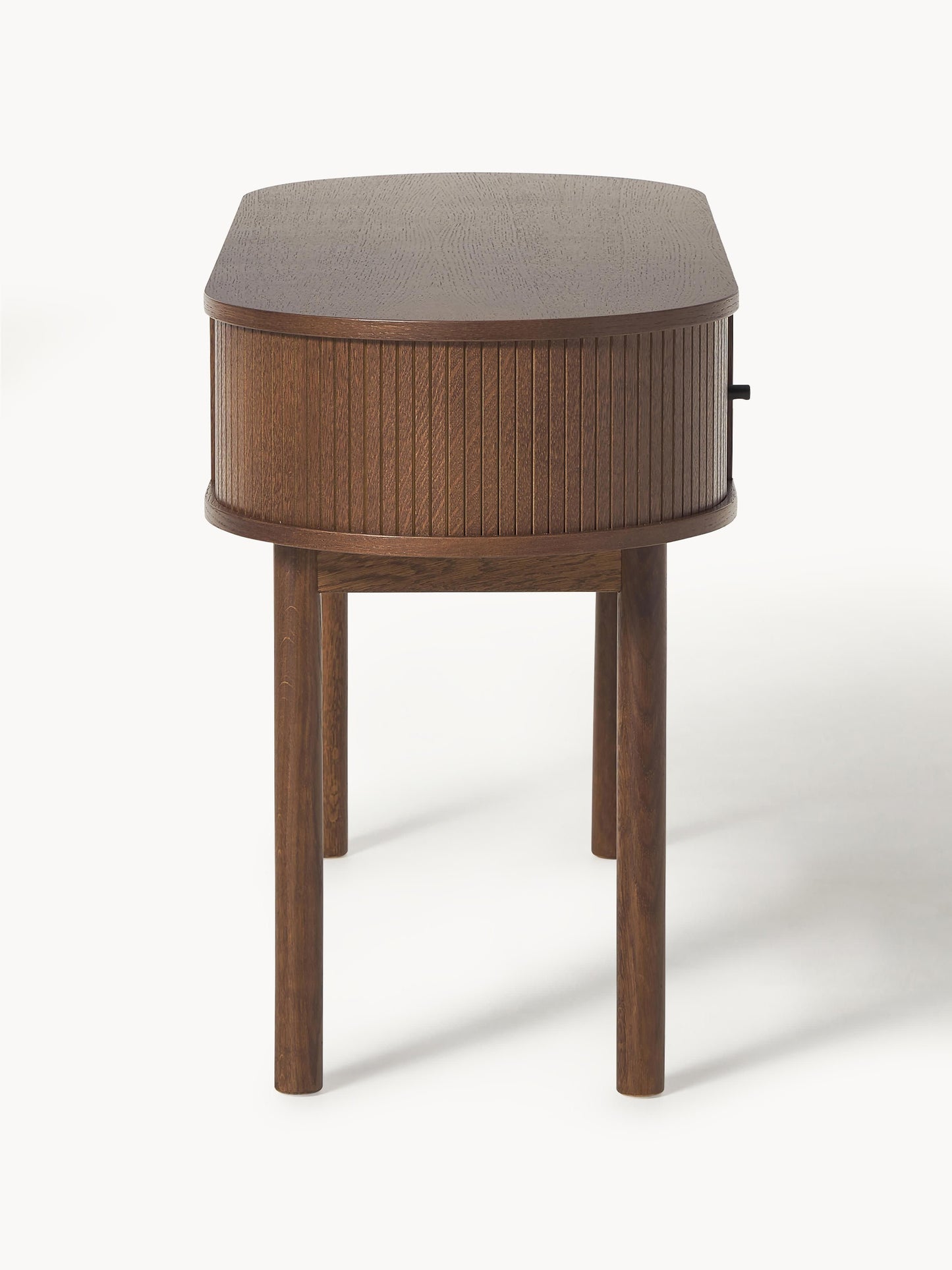 Schreibtisch Calary mit geriffelter Front