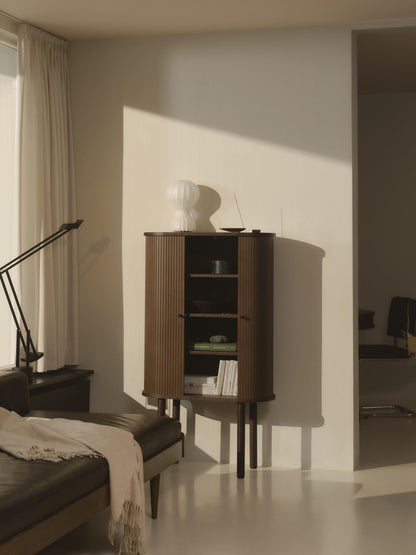 Highboard Calary mit geriffelter Front