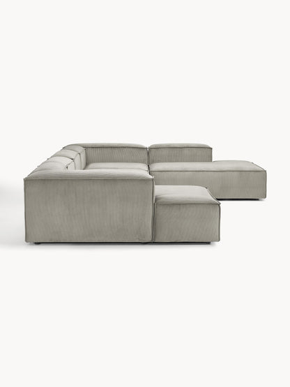 Modulares XL Sofa Lennon aus Cord