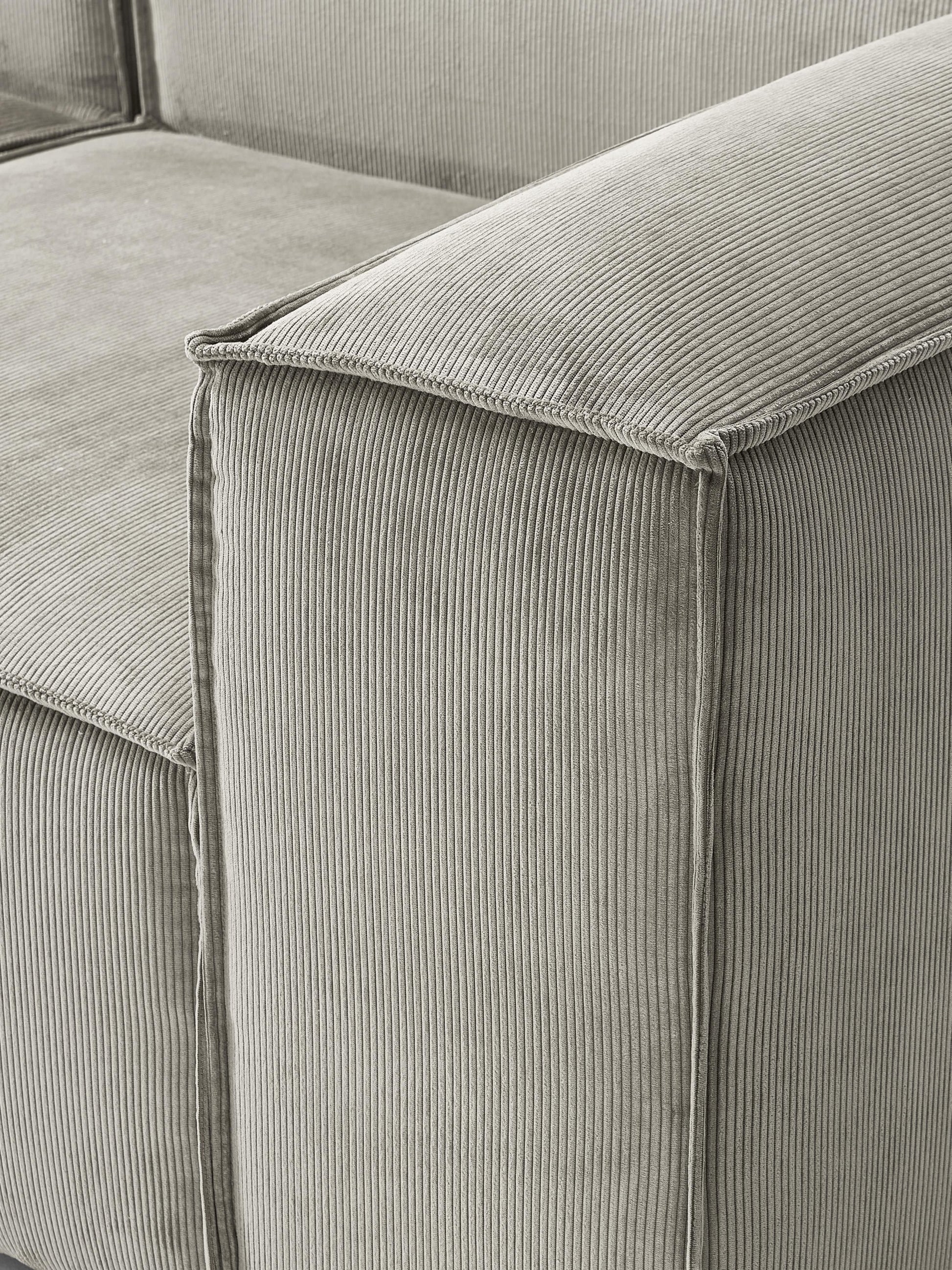 Modulares XL Sofa Lennon aus Cord