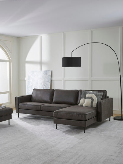 Leder-Ecksofa Hunter (3-Sitzer)