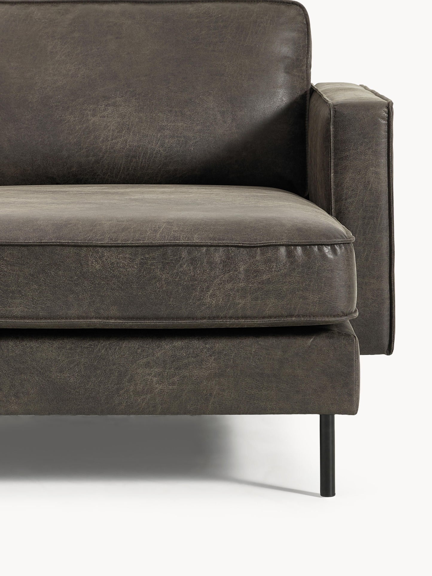 Leder-Ecksofa Hunter (3-Sitzer)