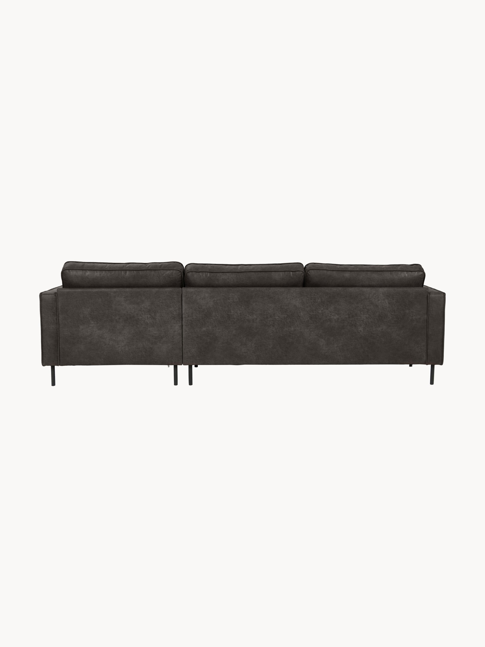 Leder-Ecksofa Hunter (3-Sitzer)