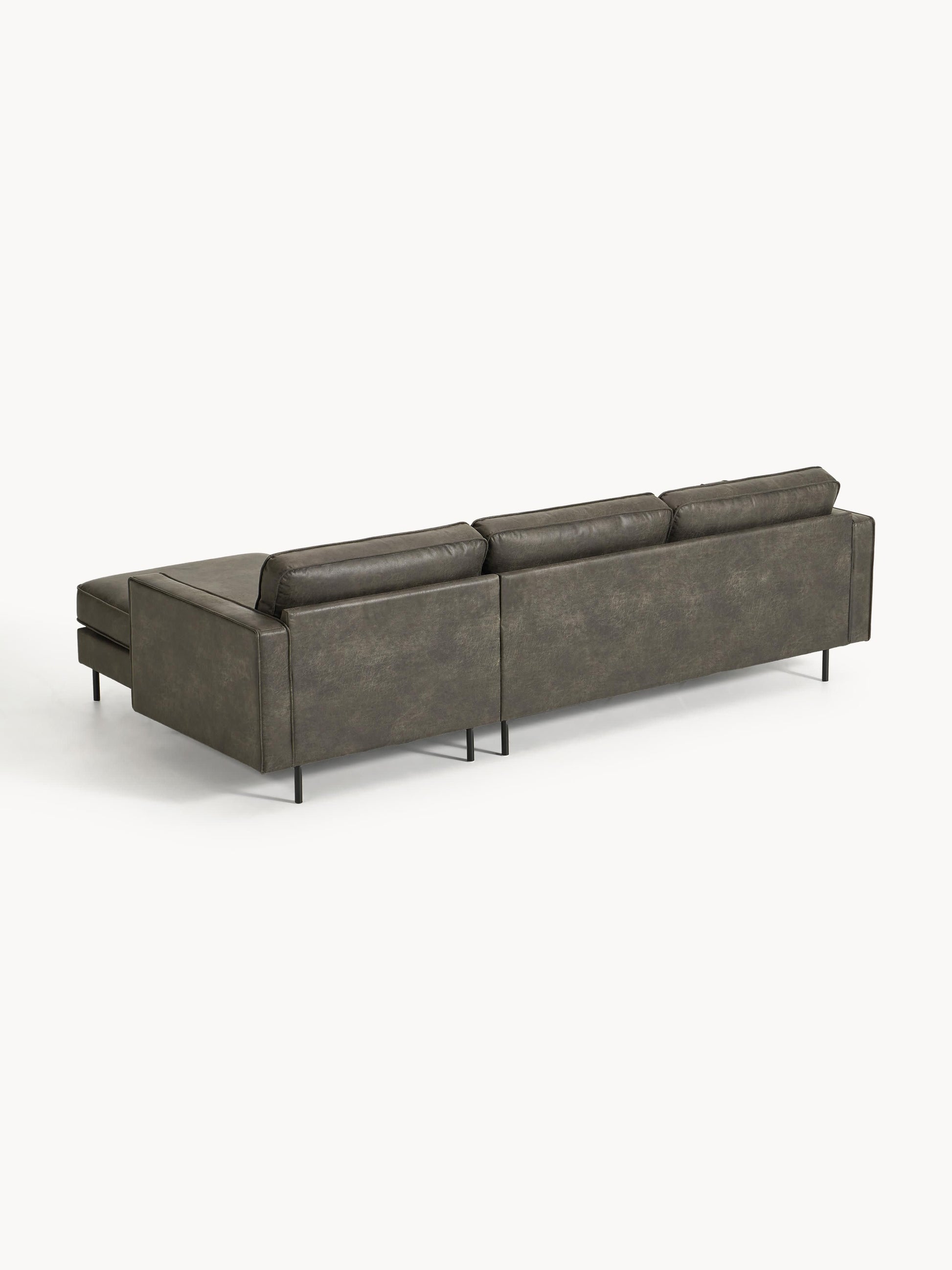 Leder-Ecksofa Hunter (3-Sitzer)