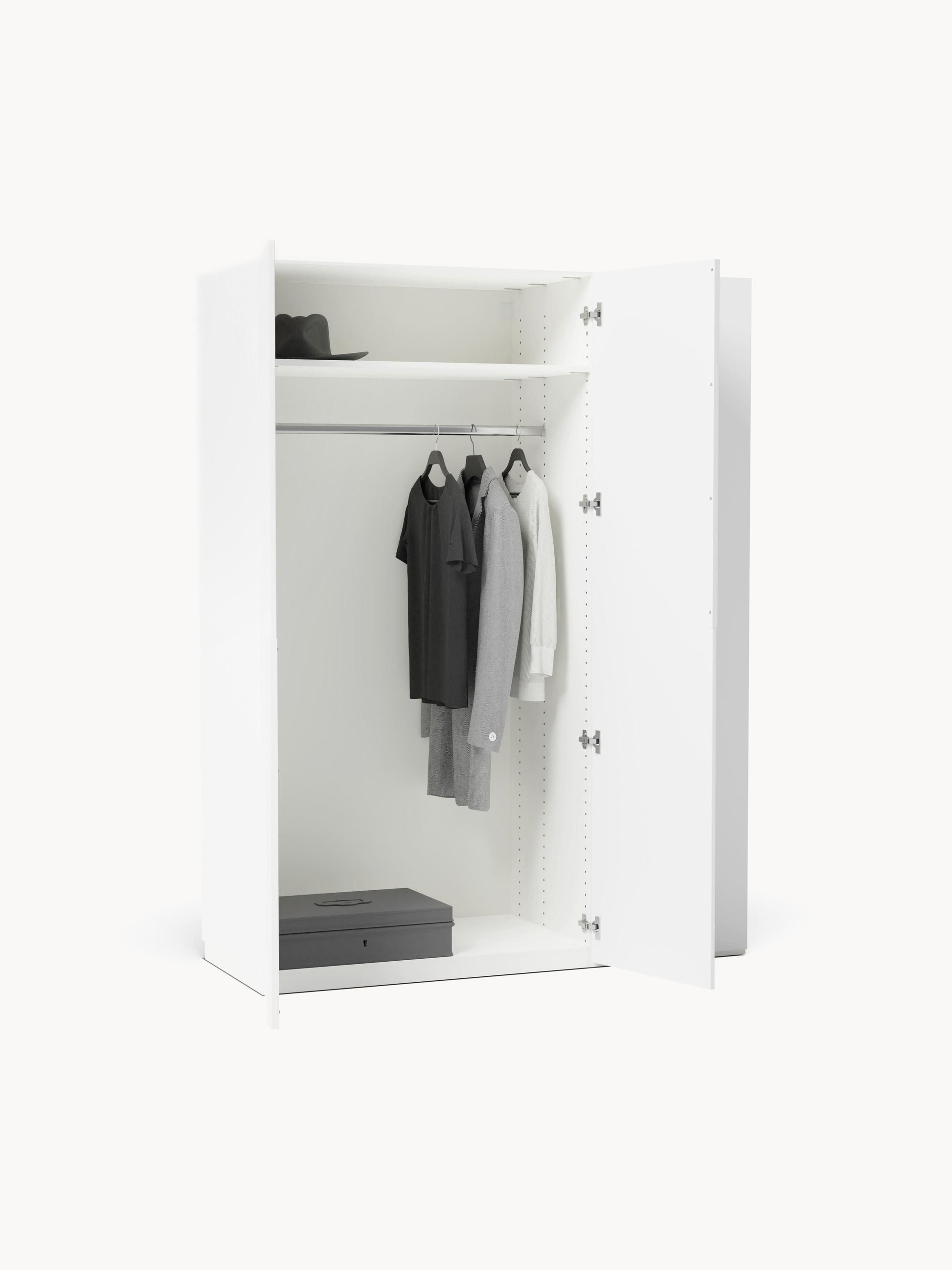 Modular Drehtürenschrank Leon, 150 cm Breite, in verschiedenen Größen