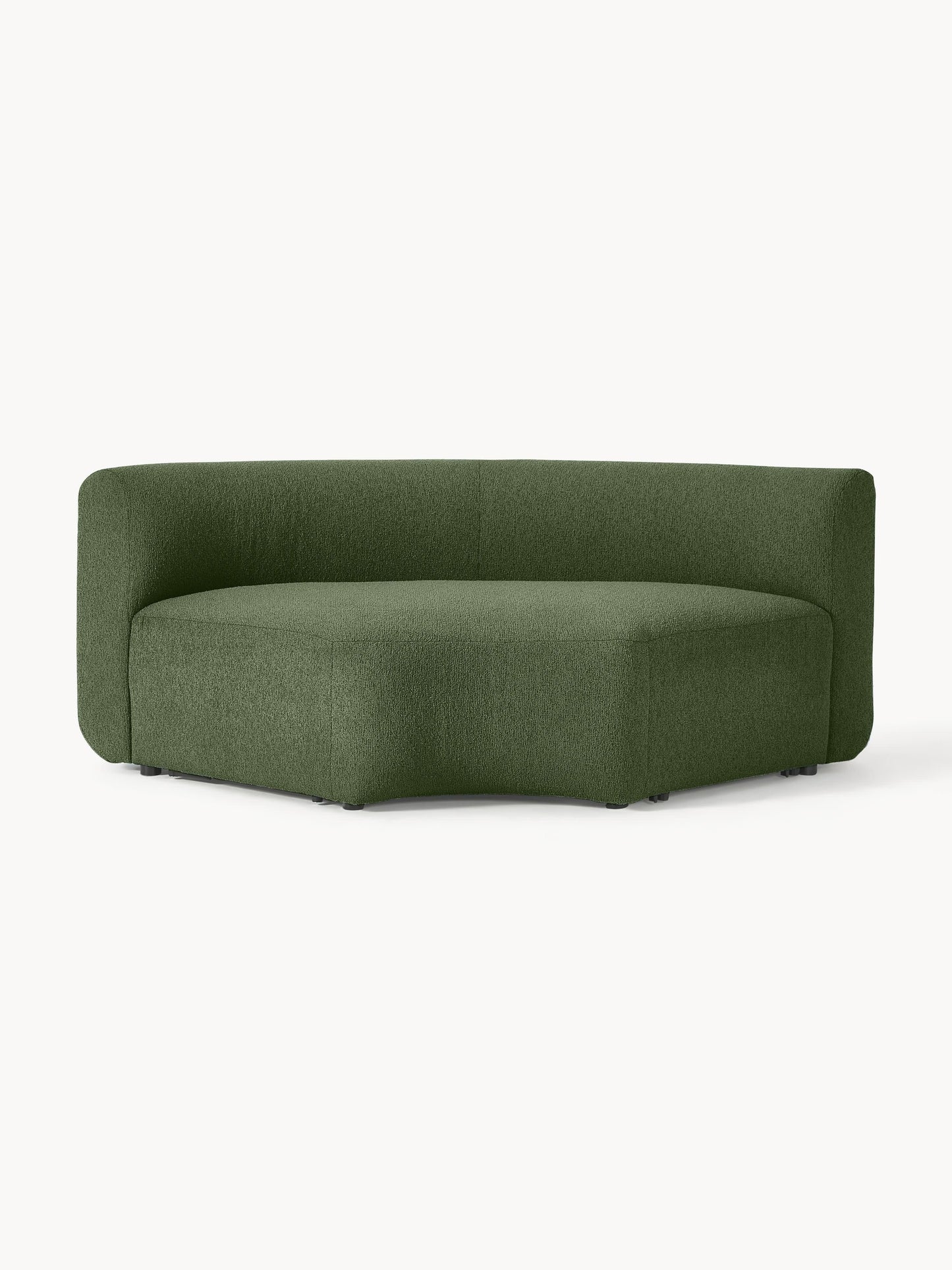 Galeriebild 1 - Rundes Bouclé-Eckmodul Sofia