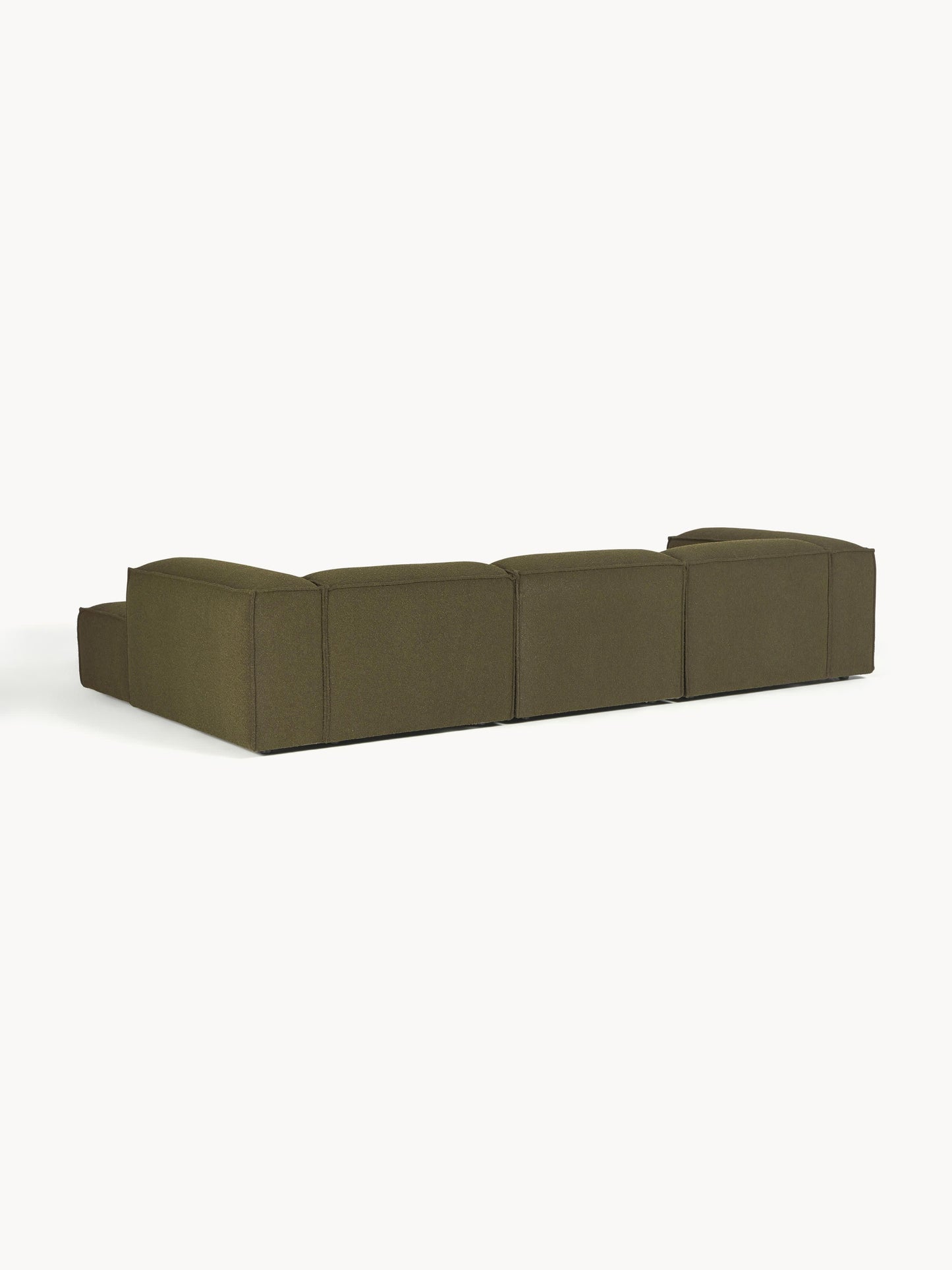Modulares Bouclé-Ecksofa Lennon (4-Sitzer)