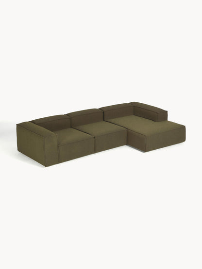 Modulares Bouclé-Ecksofa Lennon (4-Sitzer)