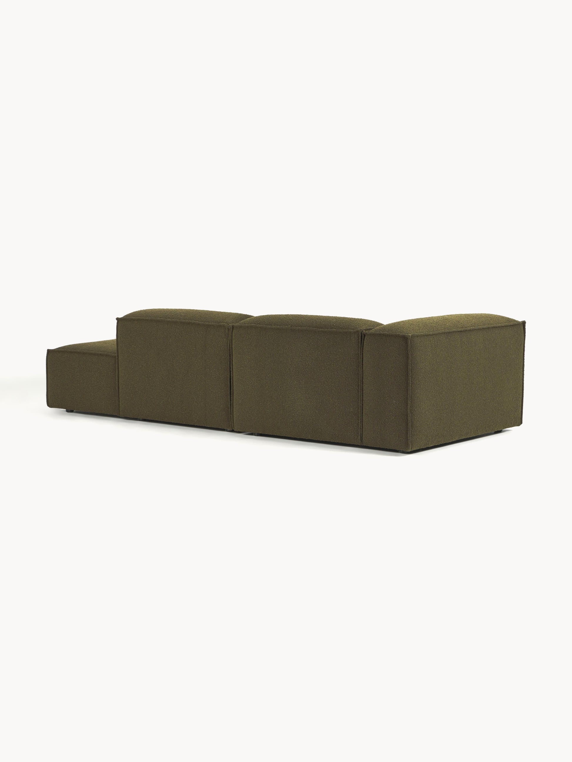 Modulare Ottomane Lennon aus Bouclé