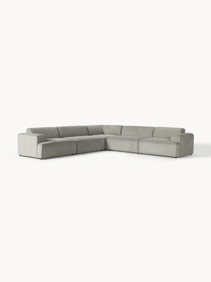 Cord-Ecksofa Melva (4-Sitzer)