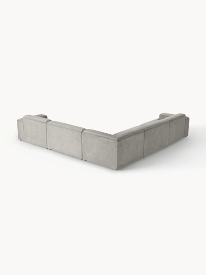 Cord-Ecksofa Melva (4-Sitzer)