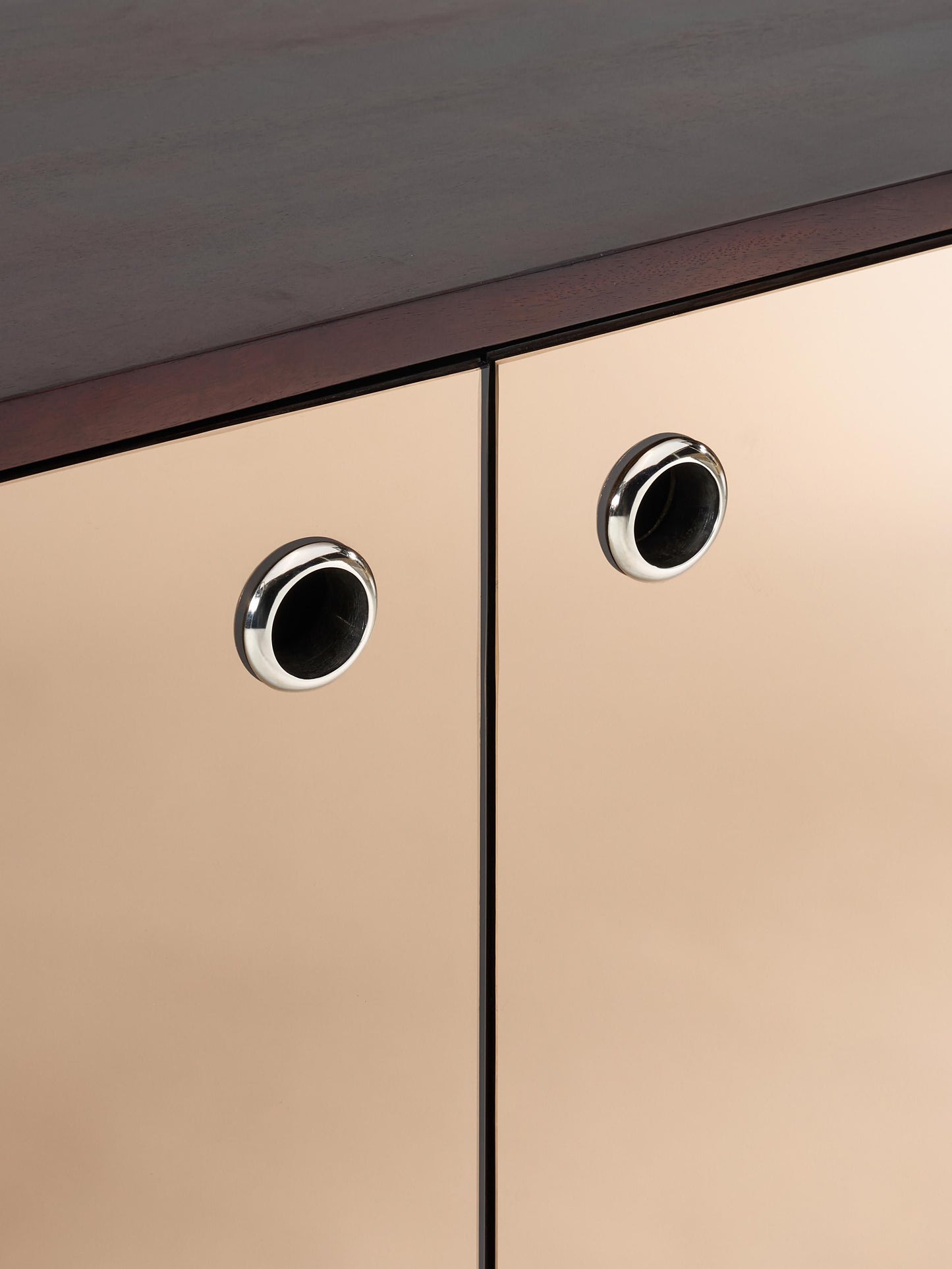 Highboard Scarlett mit Spiegelglas-Türen