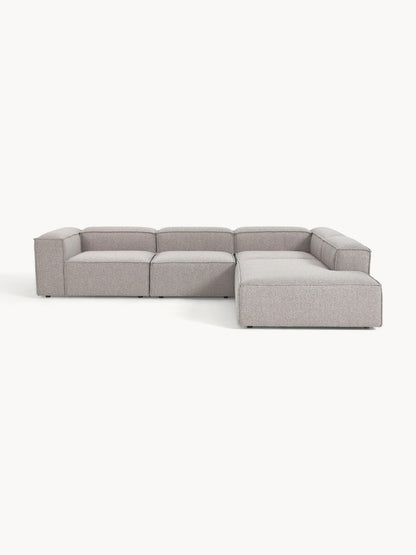 Modulares XL-Ecksofa Lennon (4-Sitzer) aus Bouclé
