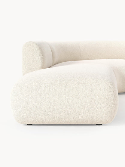 Modulares Bouclé-Ecksofa Sofia (4-Sitzer)
