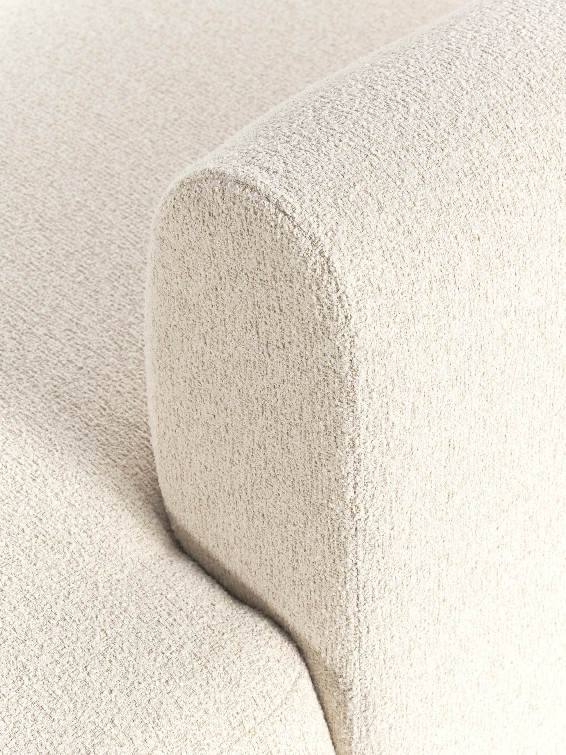 Modulares Bouclé-Ecksofa Sofia (4-Sitzer)