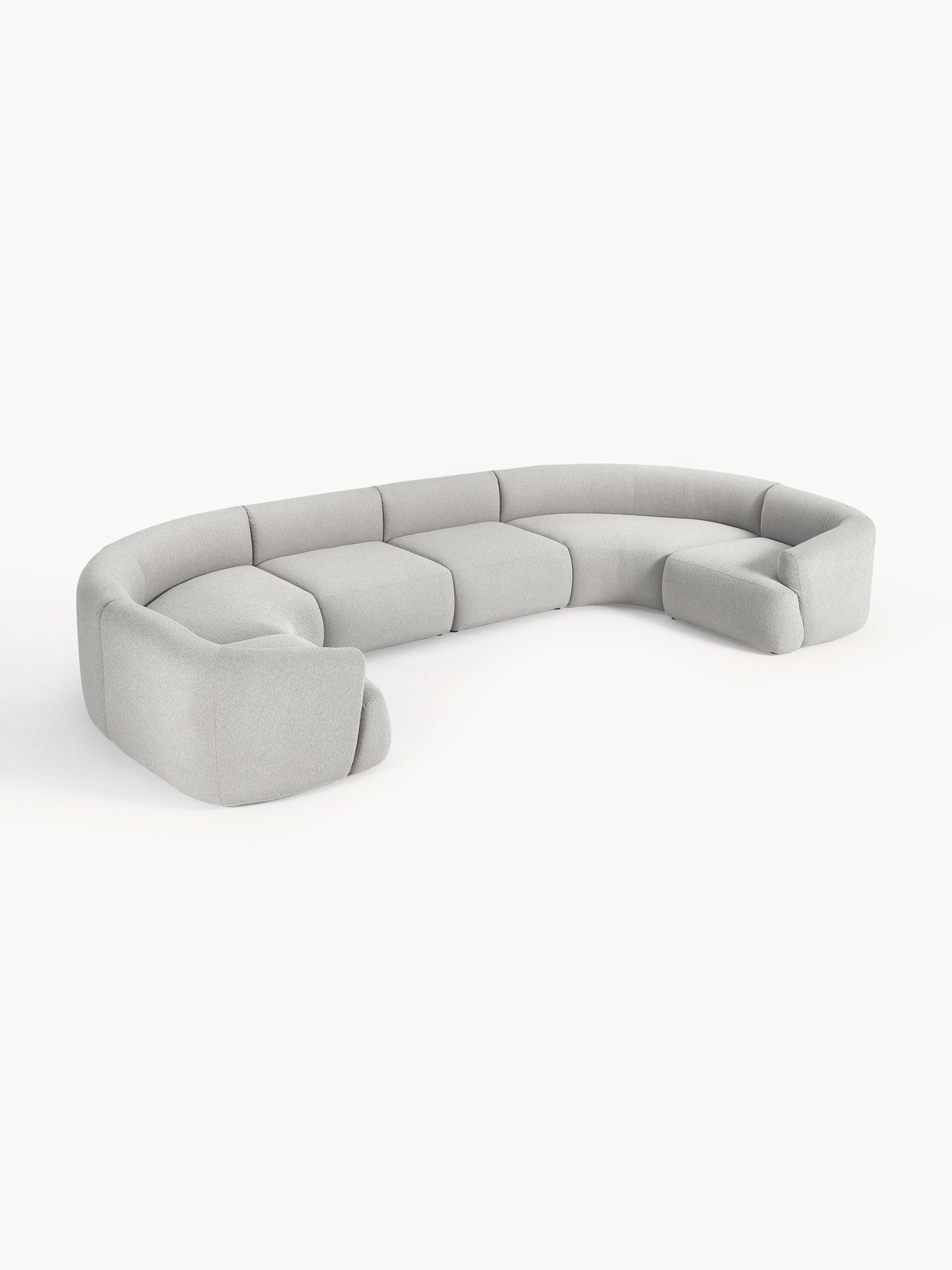 Galeriebild 1 - Modulares Bouclé-XL-Sofa Sofia