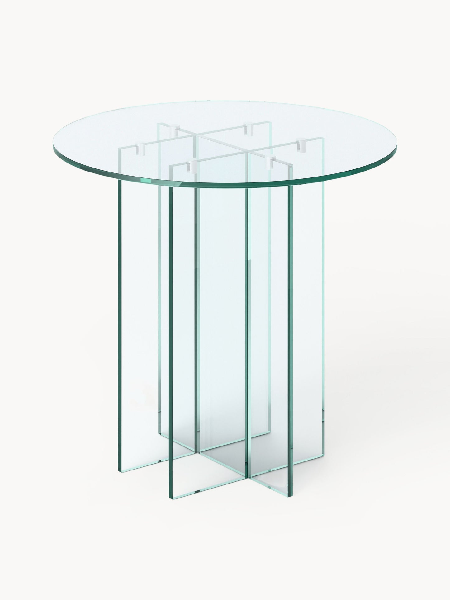 Galeriebild 1 - Runder Esstisch Anouk aus Glas