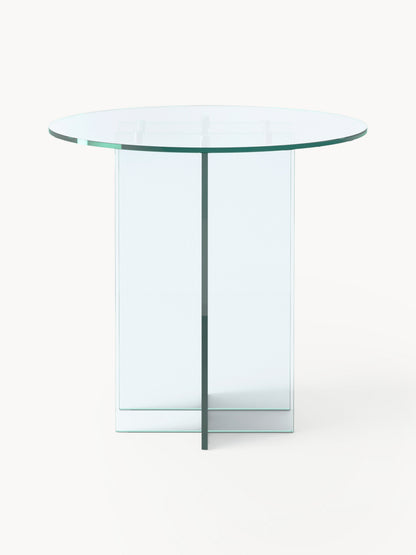 Runder Esstisch Anouk aus Glas, in verschiedenen Größen