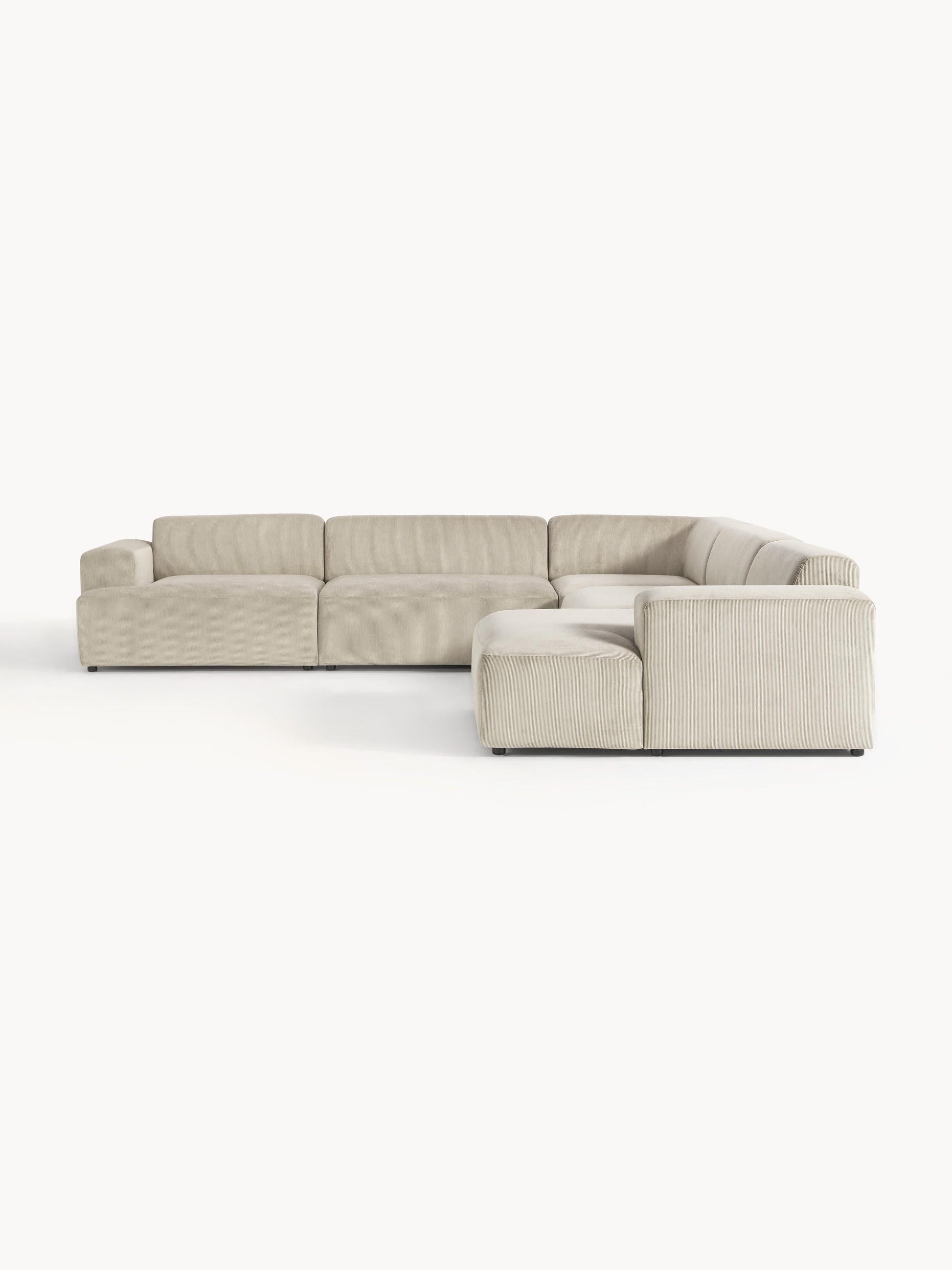 XL Cord-Ecksofa Melva