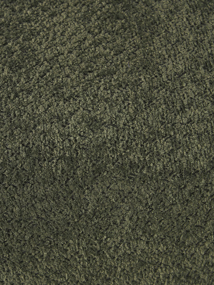 XL-Hocker Alba aus Teddy-Bouclé