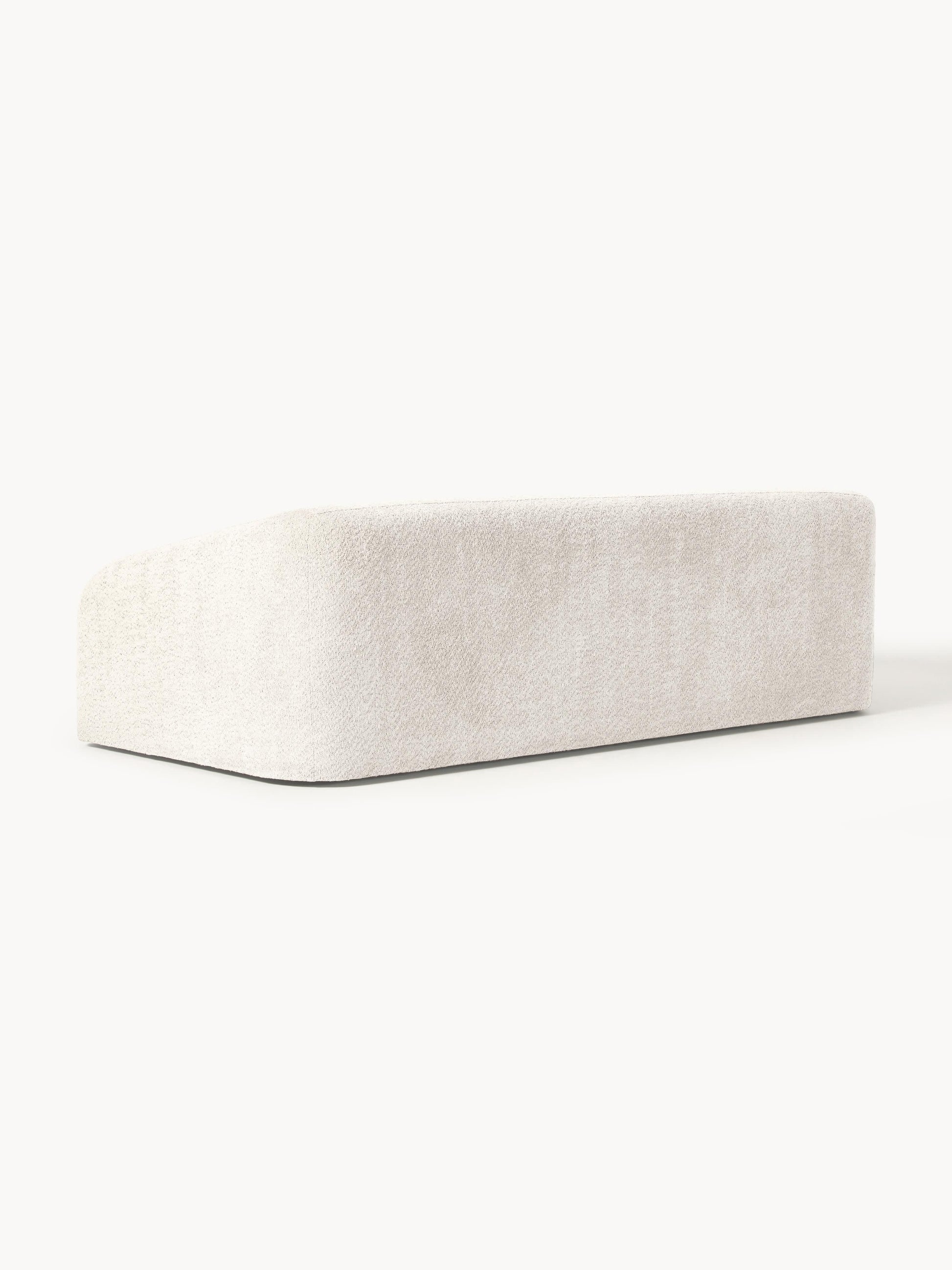 Schlafsofa Eliot (3-Sitzer) aus Teddy-Bouclé