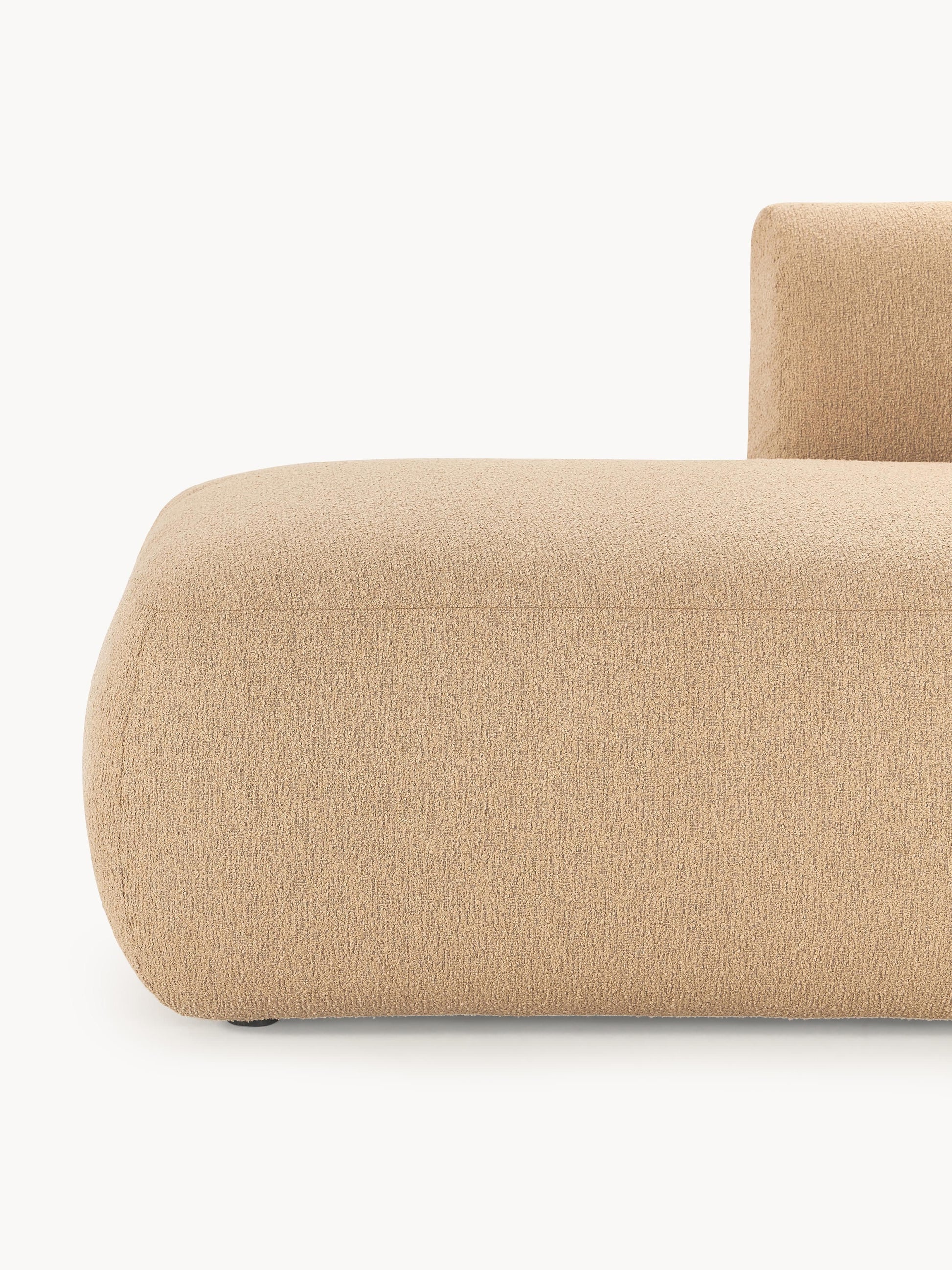 Modulares Bouclé-Ecksofa Sofia (4-Sitzer)