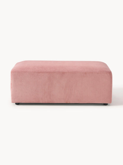 XL Sofa-Hocker Melva aus Cord, B 116 x T 72 cm