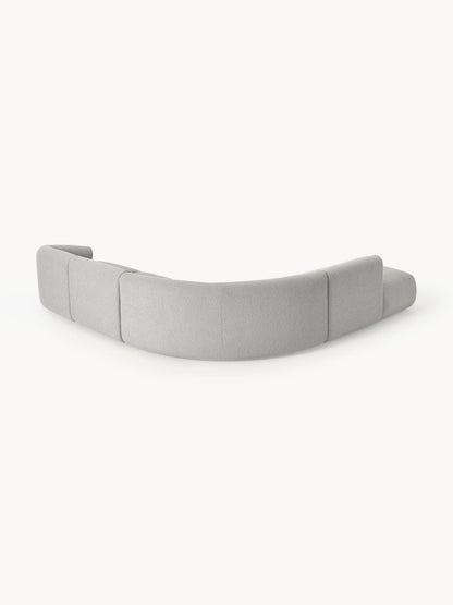Modulares Bouclé-Ecksofa Sofia (4-Sitzer)