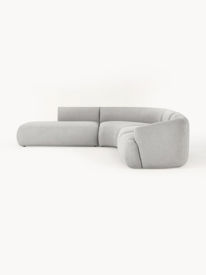 Modulares Bouclé-Ecksofa Sofia (4-Sitzer)