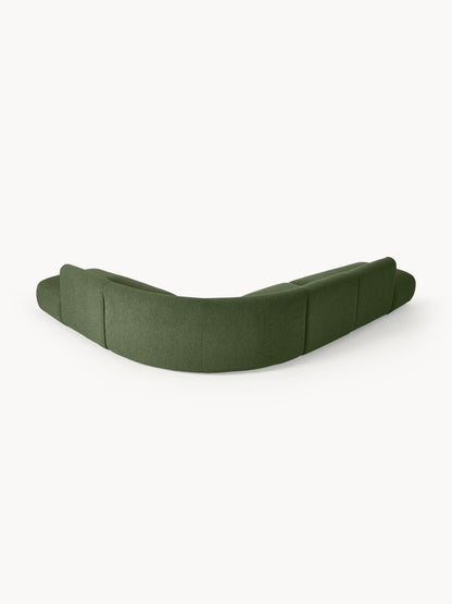 Modulares Bouclé-Ecksofa Sofia (4-Sitzer)