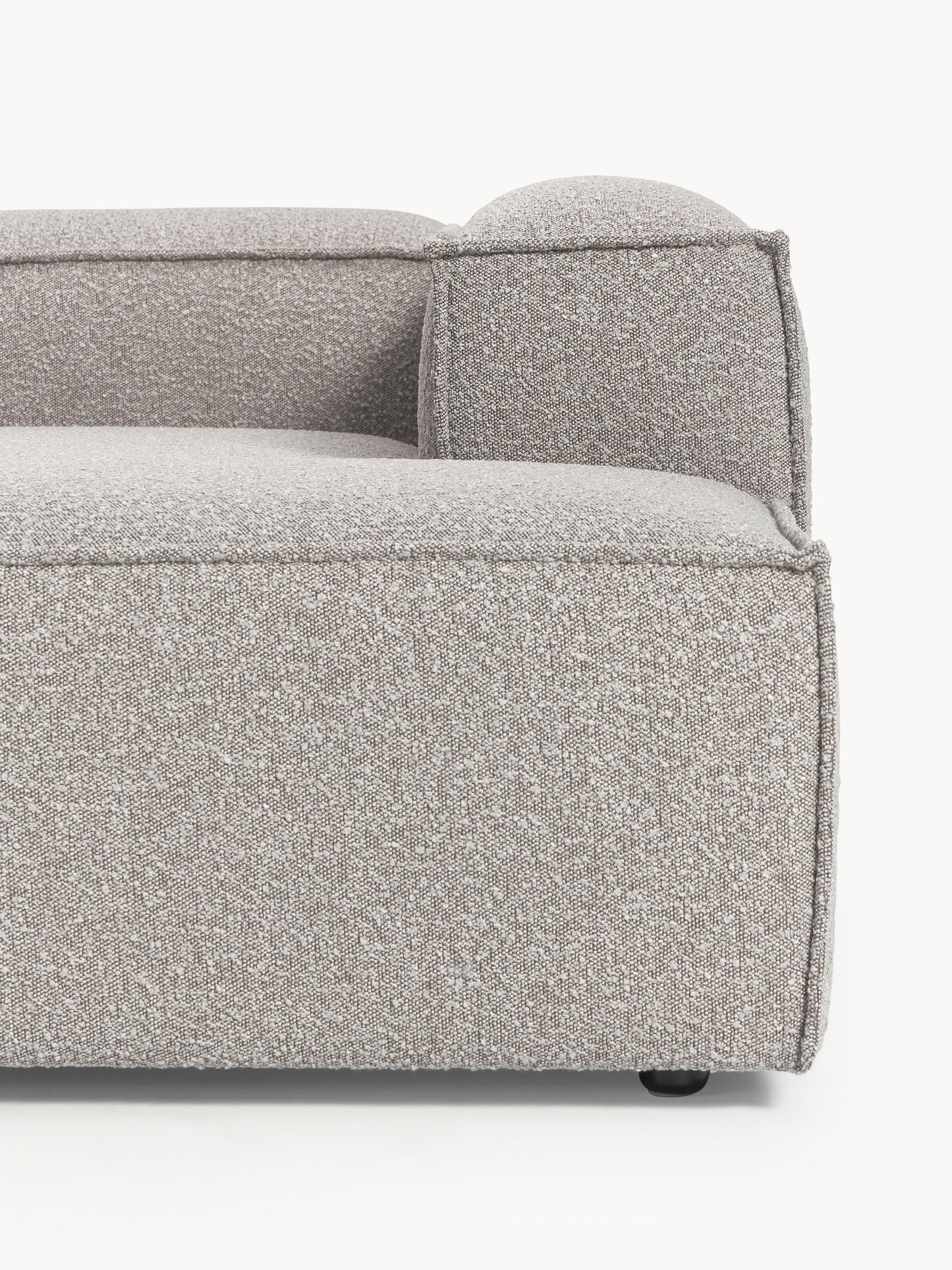 Modulares Bouclé-Ecksofa Lennon (2-Sitzer)