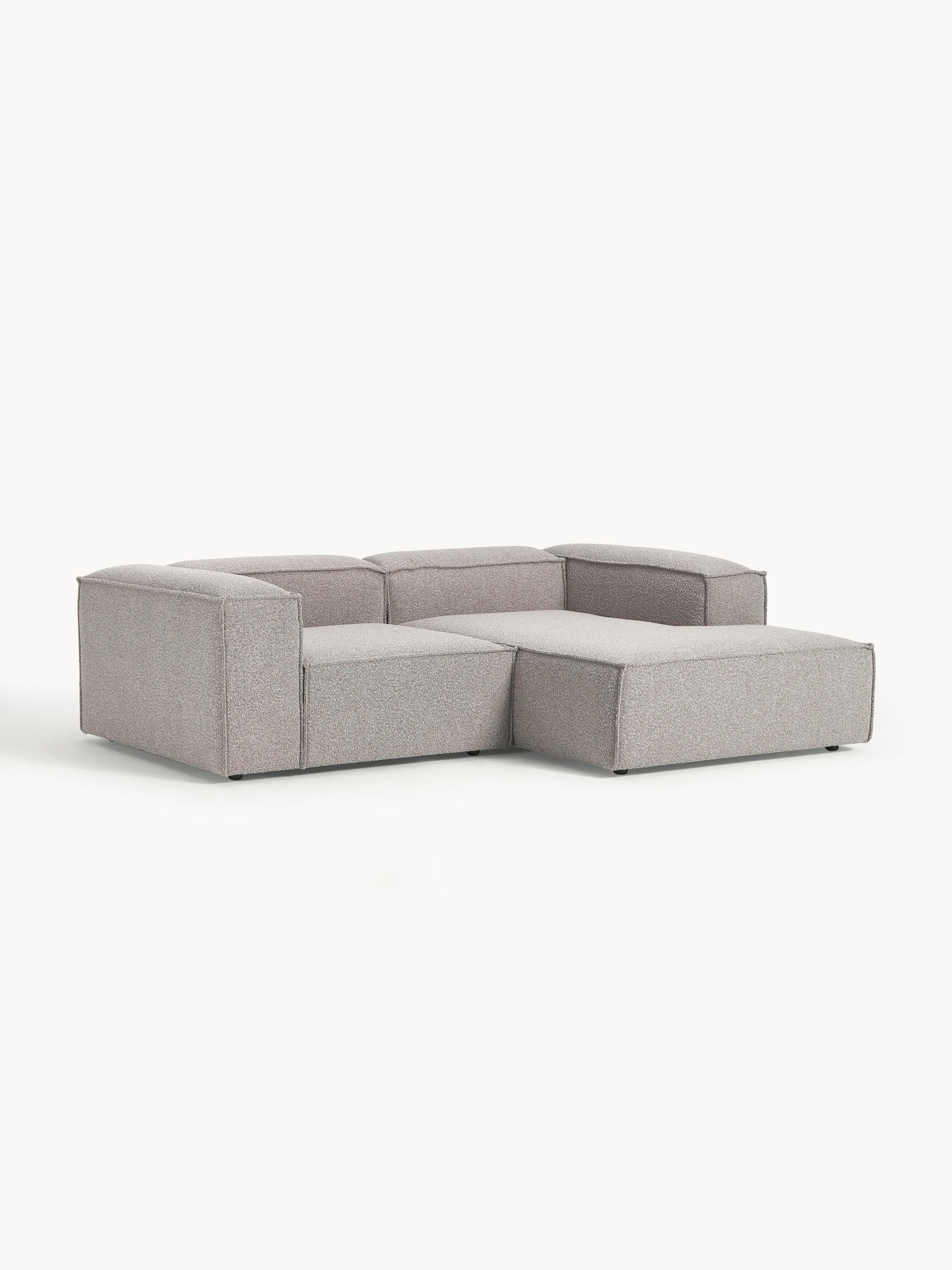 Modulares Bouclé-Ecksofa Lennon (2-Sitzer)