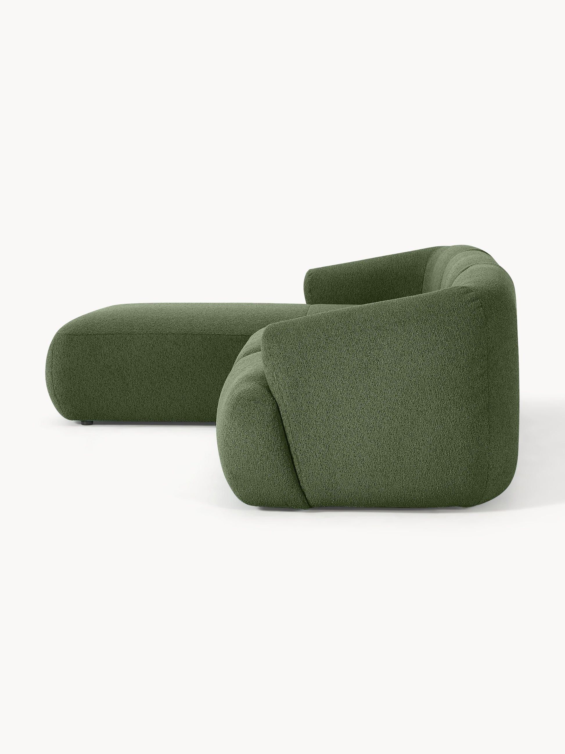 Modulares Bouclé-Ecksofa Sofia (3-Sitzer)
