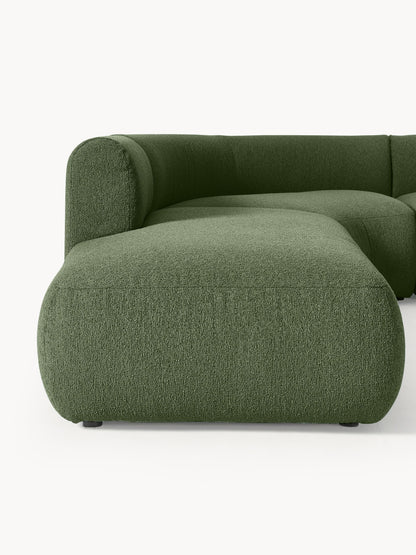 Modulares Bouclé-Ecksofa Sofia (4-Sitzer)