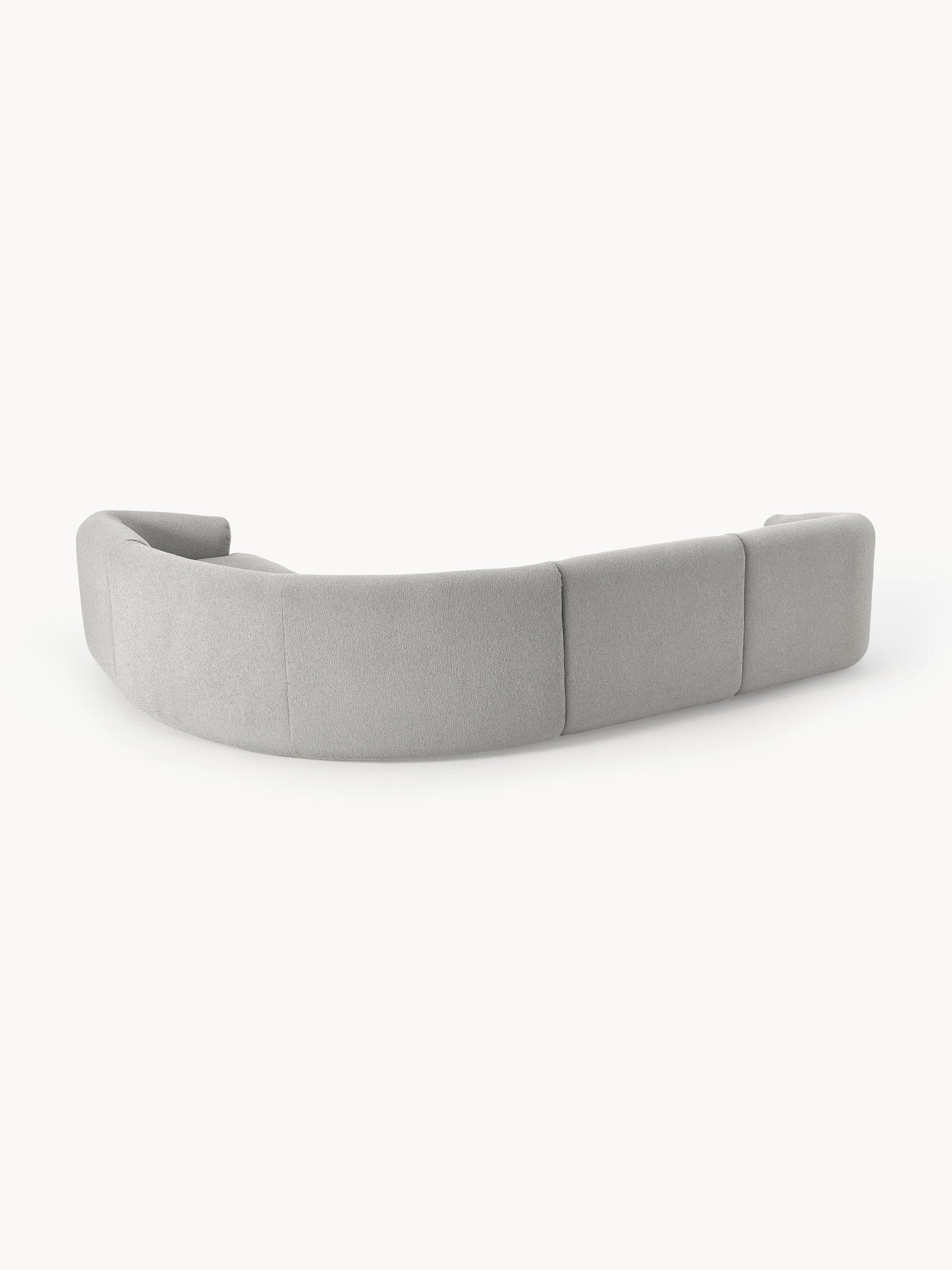 Modulares Bouclé-Ecksofa Sofia (4-Sitzer)