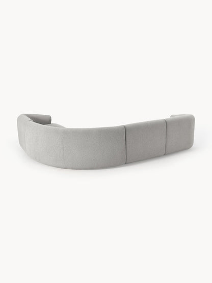 Modulares Bouclé-Ecksofa Sofia (4-Sitzer)