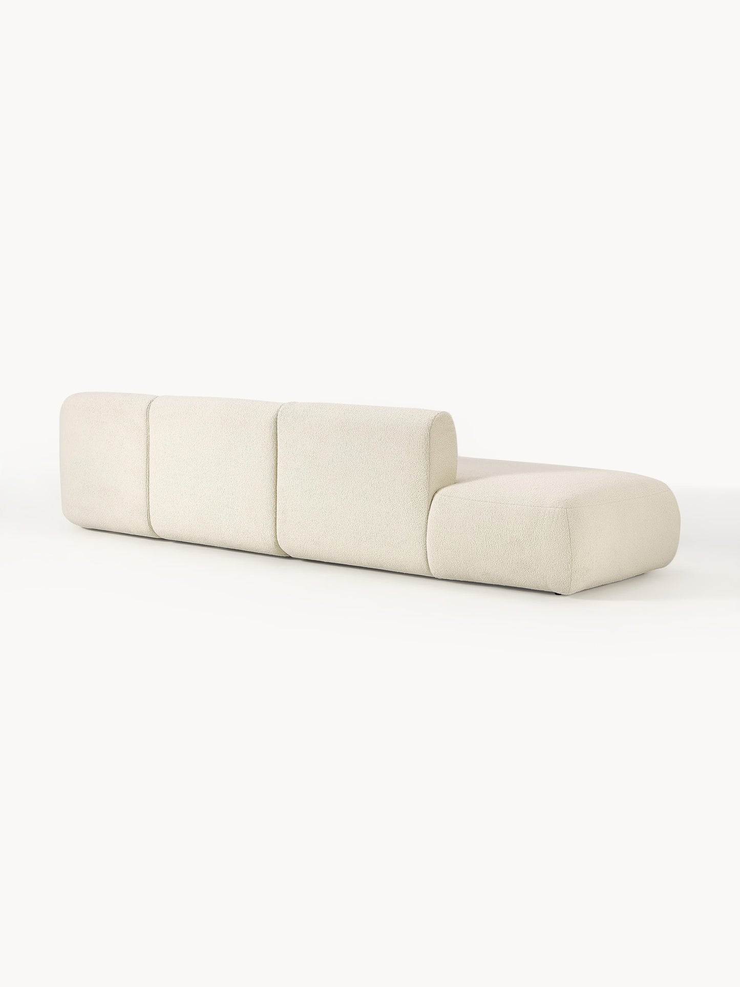 Modulare Teddy-Ottomane Sofia (3-Sitzer)