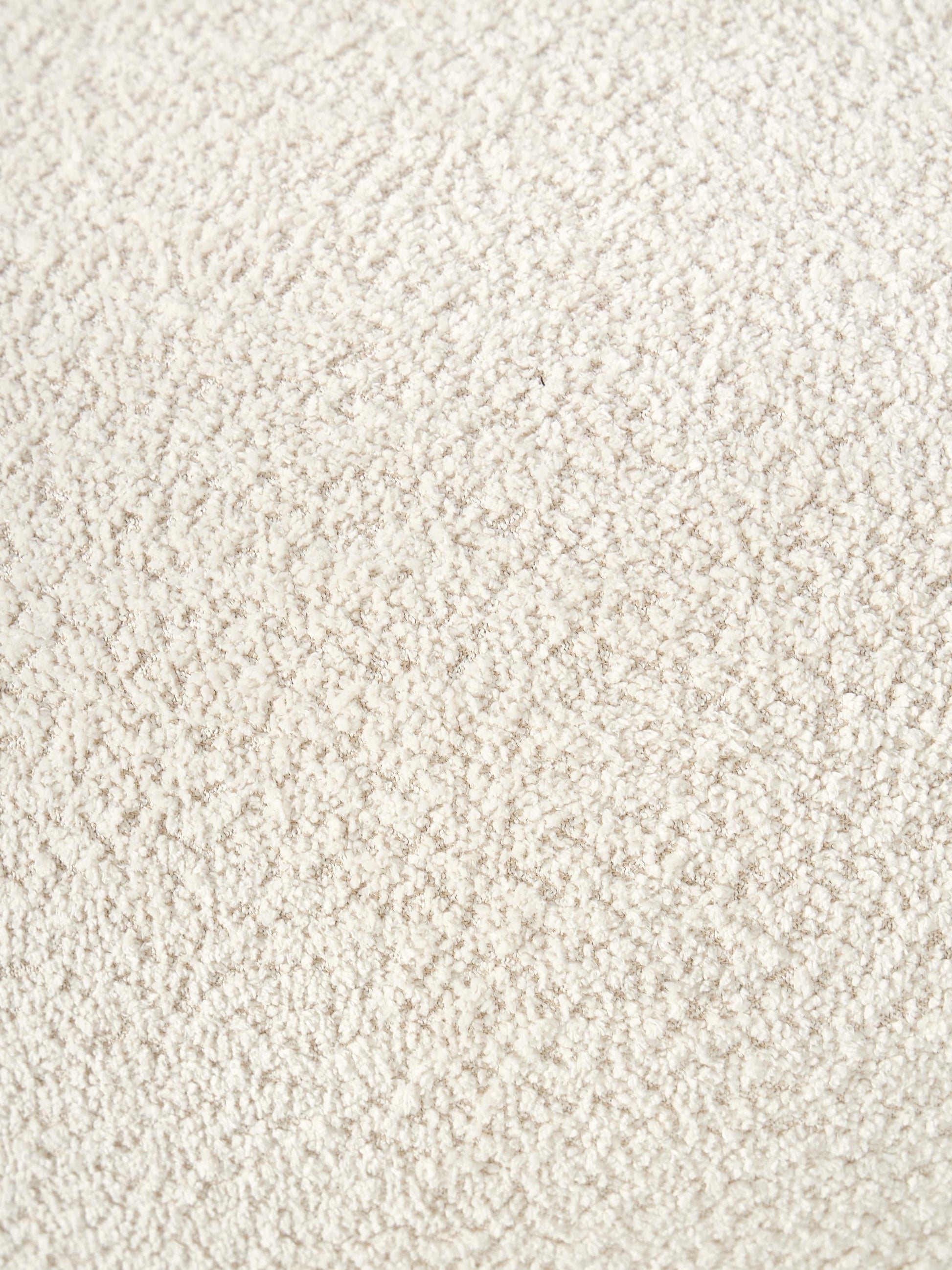 XL-Hocker Alba aus Teddy-Bouclé