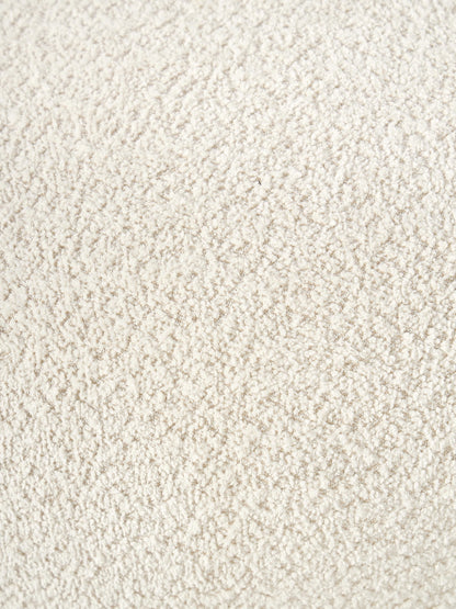 XL-Hocker Alba aus Teddy-Bouclé
