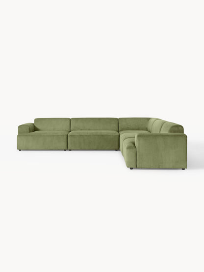 Cord-Ecksofa Melva (4-Sitzer)
