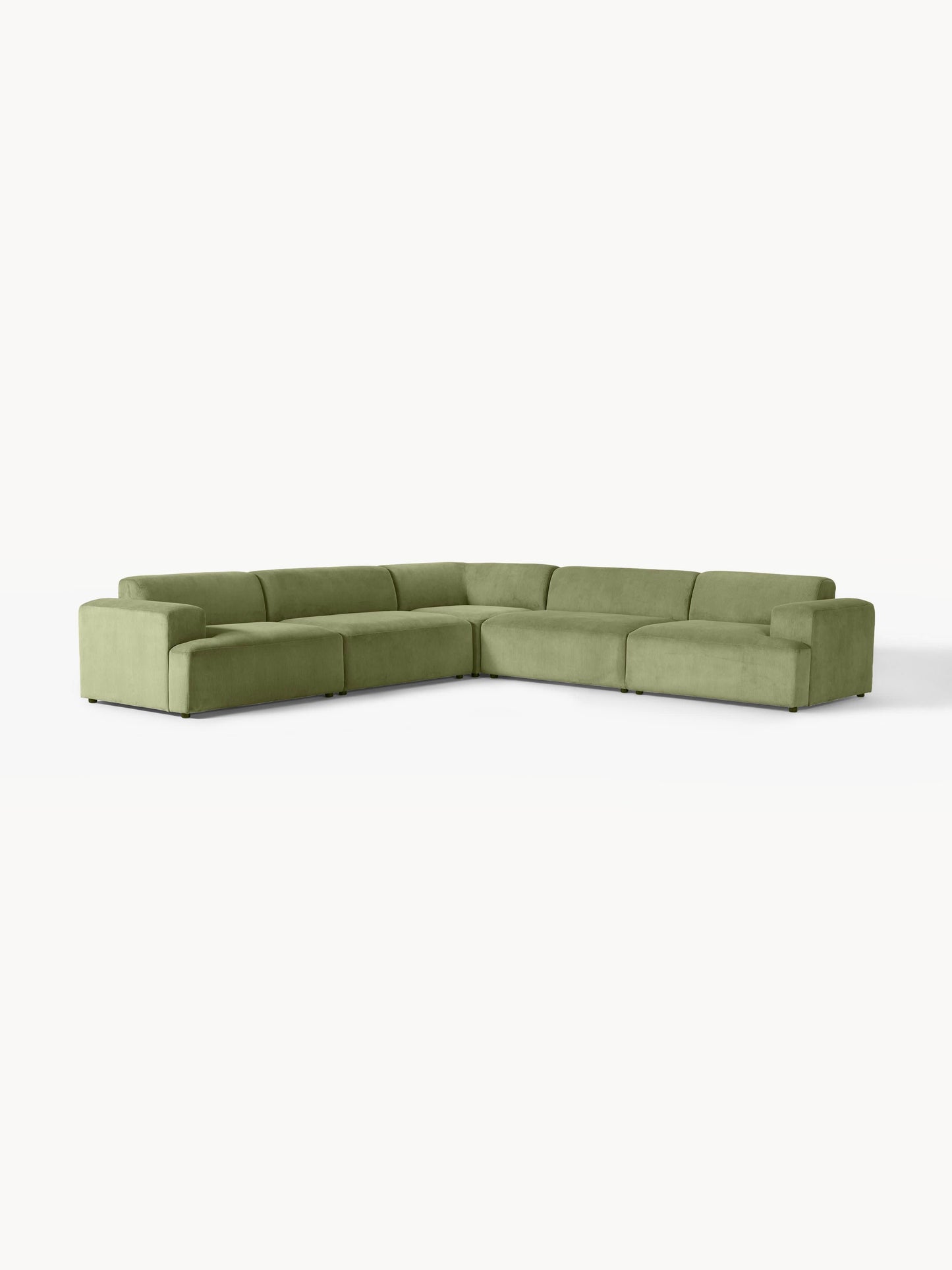 Cord-Ecksofa Melva (4-Sitzer)